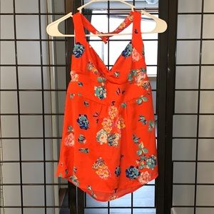 Floral tank top